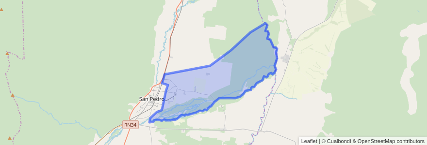 Mapa de ubicacion de Municipio de La Esperanza.