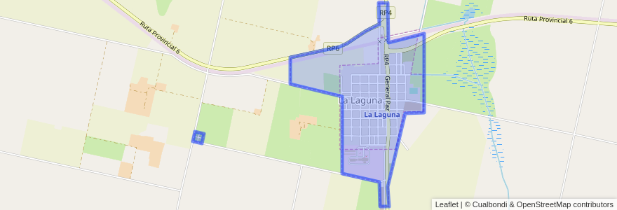 Mapa de ubicacion de Municipio de La Laguna.