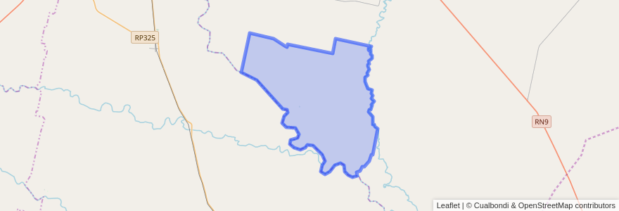 Mapa de ubicacion de Municipio de Los Gómez.