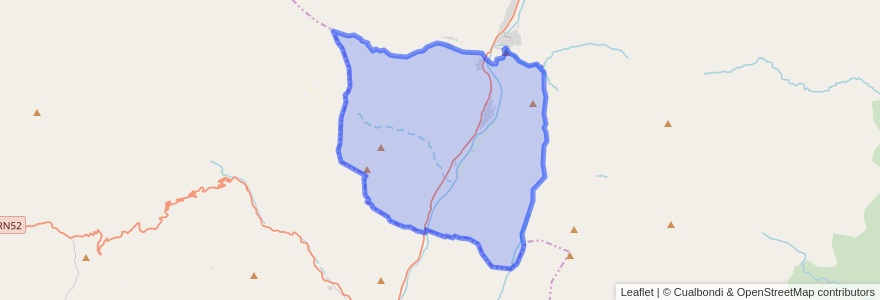 Mapa de ubicacion de Municipio de Maimará.