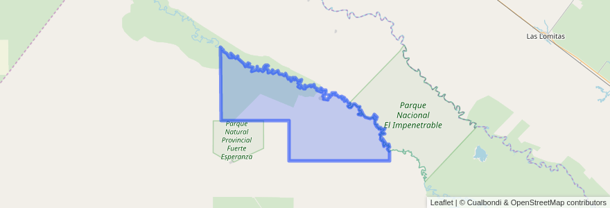 Mapa de ubicacion de Municipio de Misión Nueva Pompeya.