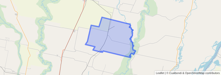 Mapa de ubicacion de Municipio de Naré.