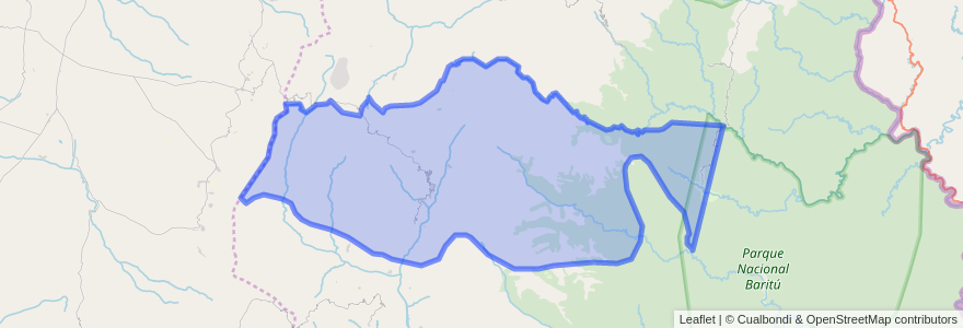 Mapa de ubicacion de Municipio de Nazareno.