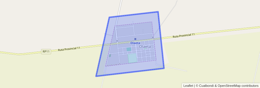 Mapa de ubicacion de Municipio de Olaeta.