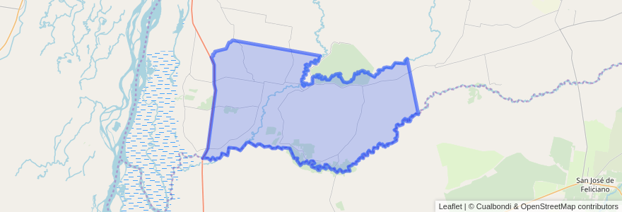 Mapa de ubicacion de Municipio de Pueblo Libertador.