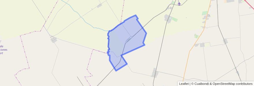 Mapa de ubicacion de Municipio de Pueblo Muñoz.