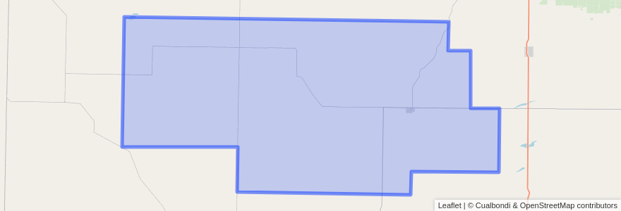 Mapa de ubicacion de Municipio de Quehué.