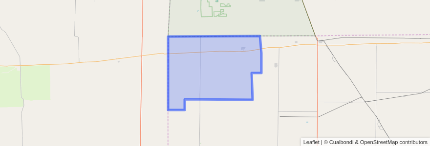 Mapa de ubicacion de Municipio de Rancul.