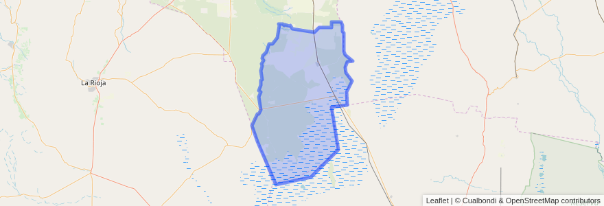 Mapa de ubicacion de Municipio de Recreo.