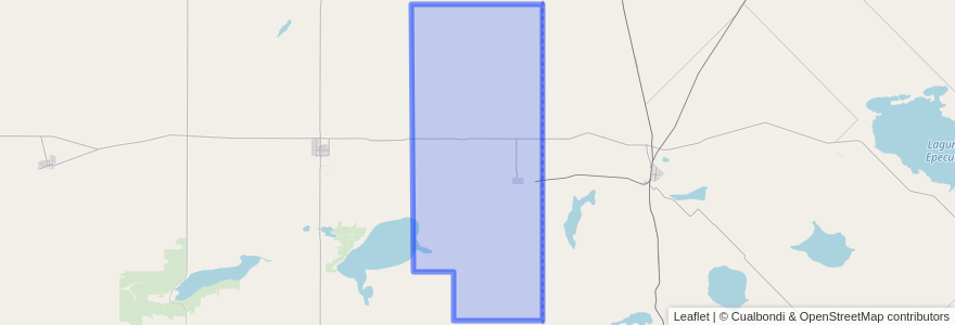 Mapa de ubicacion de Municipio de Rolón.