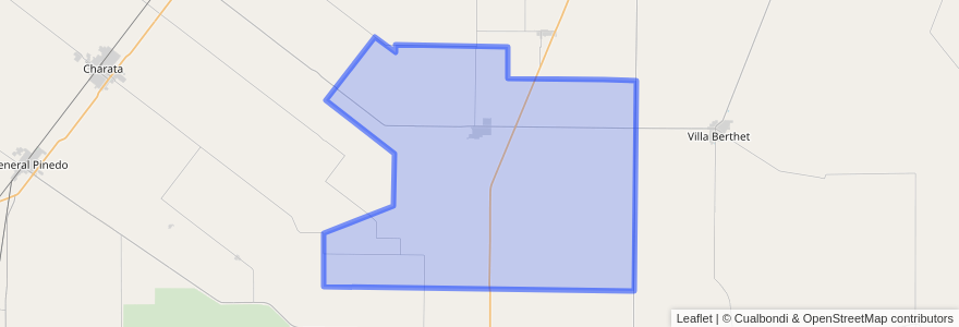 Mapa de ubicacion de Municipio de San Bernardo.