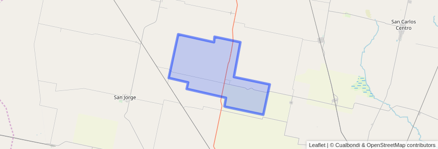 Mapa de ubicacion de Municipio de San Martín de las Escobas.