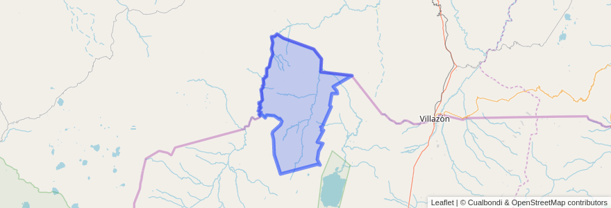 Mapa de ubicacion de Municipio de Santa Catalina.