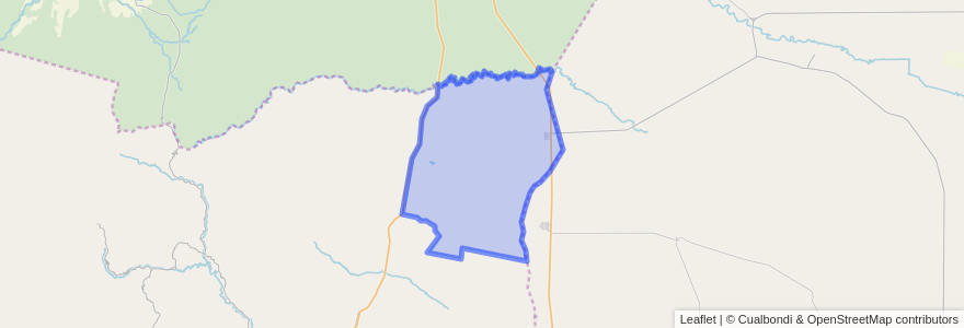 Mapa de ubicacion de Municipio de Siete de Abril.