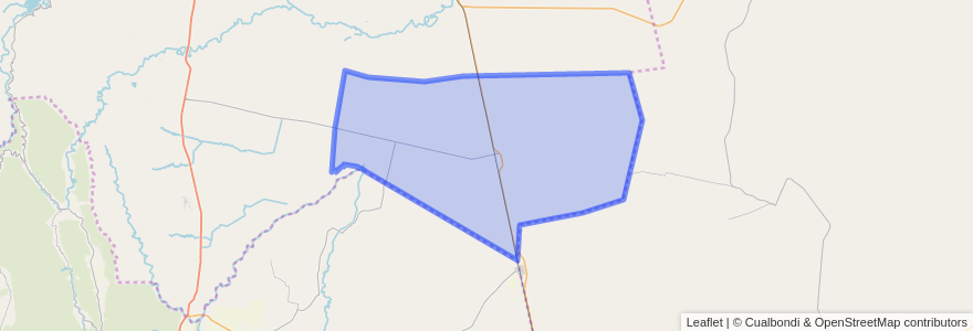 Mapa de ubicacion de Municipio de Taco Ralo.