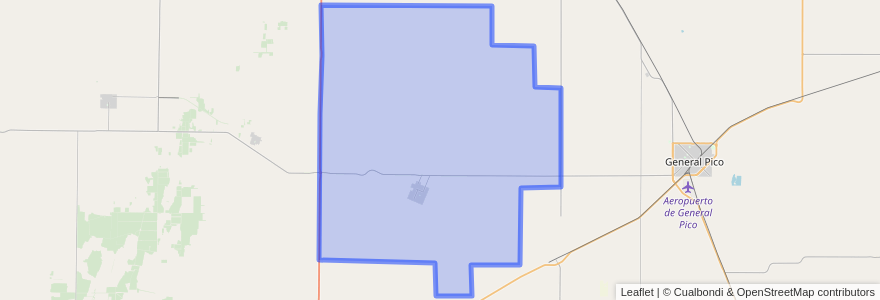 Mapa de ubicacion de Municipio de Trenel.