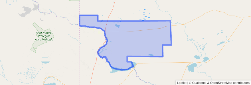 Mapa de ubicacion de Municipio de 25 de Mayo.