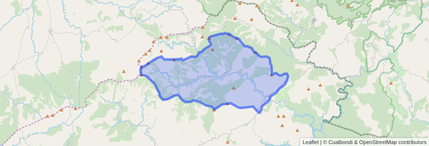 Mapa de ubicacion de Nuñomoral.