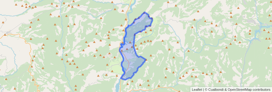 Mapa de ubicacion de Oliana.