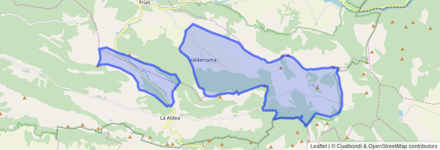 Mapa de ubicacion de Partido de la Sierra en Tobalina.