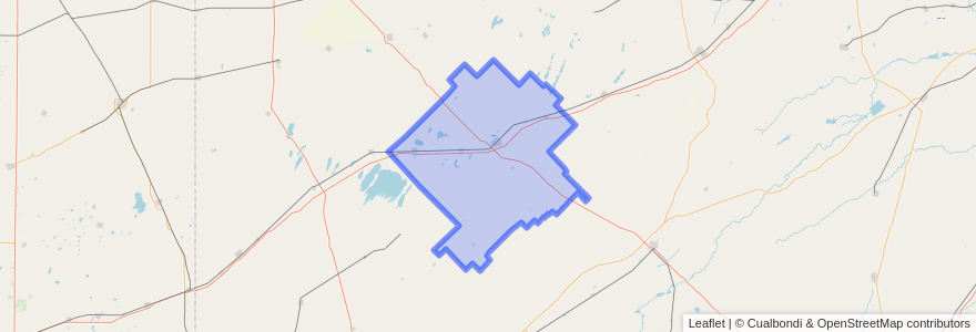 Mapa de ubicacion de Partido de Pehuajó.