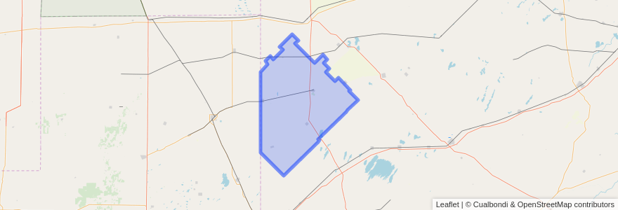 Mapa de ubicacion de Partido de Rivadavia.