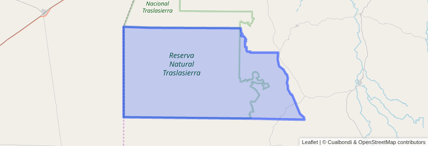 Mapa de ubicacion de Pedanía Argentina.