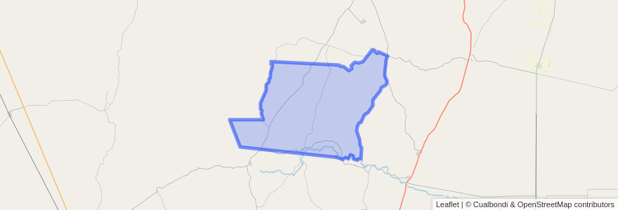 Mapa de ubicacion de Pedanía Caminiaga.