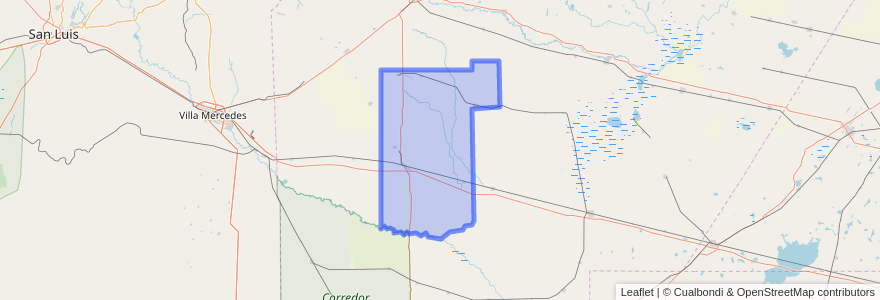 Mapa de ubicacion de Pedanía Cautiva.