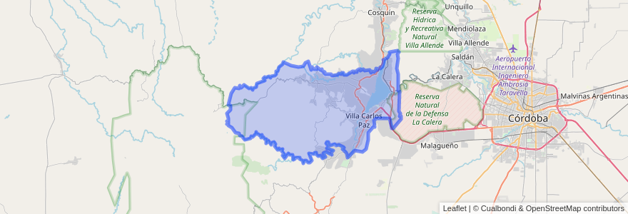 Mapa de ubicacion de Pedanía San Roque.