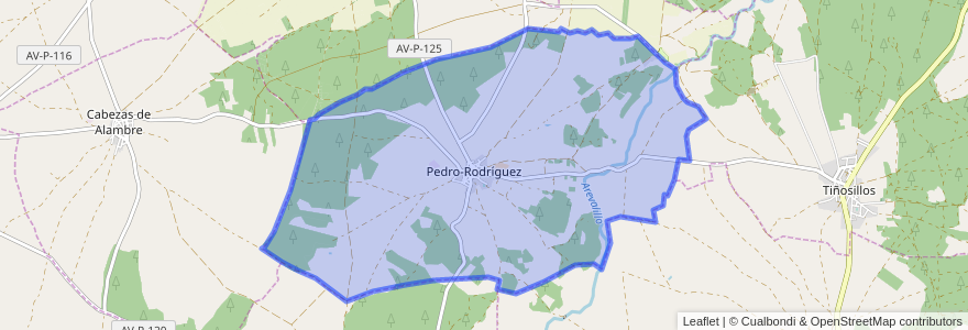 Mapa de ubicacion de Pedro-Rodríguez.