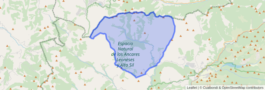 Mapa de ubicacion de Peranzanes.