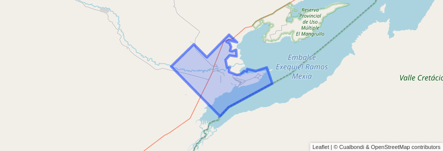 Mapa de ubicacion de Municipio de Picún Leufú.