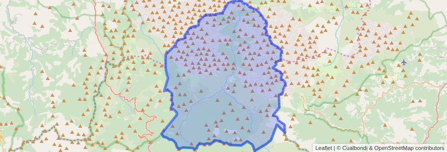 Mapa de ubicacion de Posada de Valdeón.