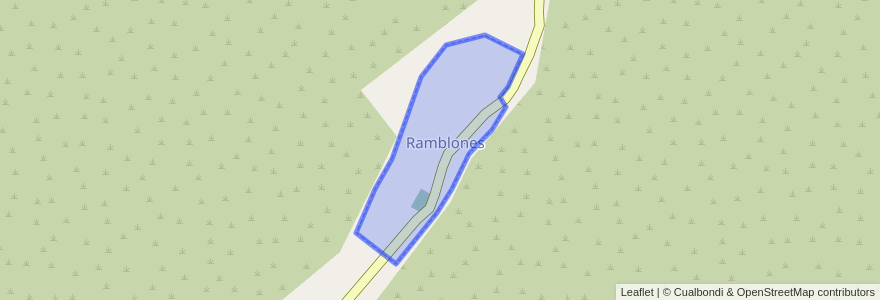 Mapa de ubicacion de Ramblones.