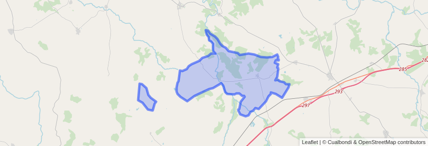 Mapa de ubicacion de Retortillo.