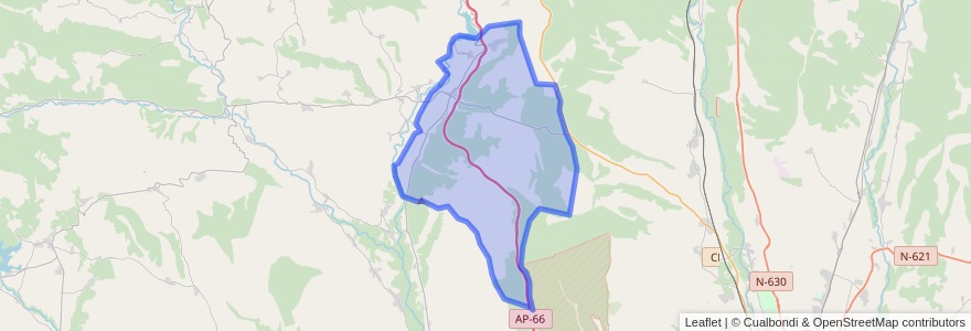 Mapa de ubicacion de Rioseco de Tapia.