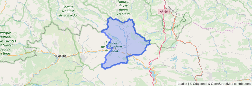 Mapa de ubicacion de San Emiliano.