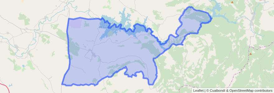 Mapa de ubicacion de San José del Valle.