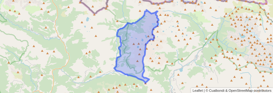 Mapa de ubicacion de San Juan de Plan/San Chuan de Plan.