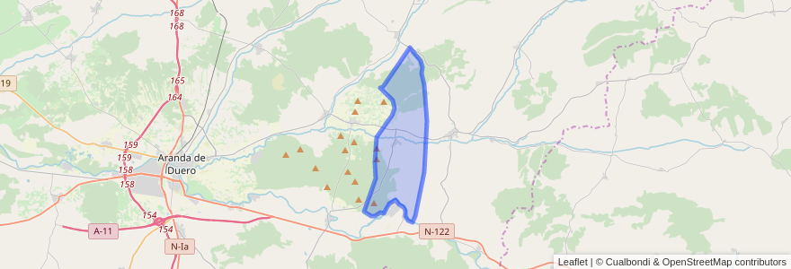 Mapa de ubicacion de San Juan del Monte.