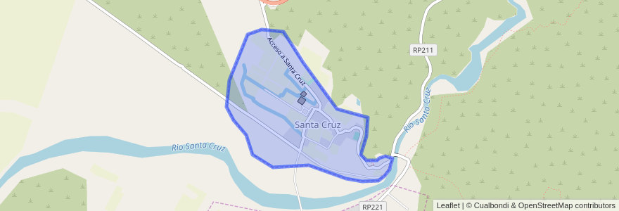 Mapa de ubicacion de Provinz Santa Cruz.