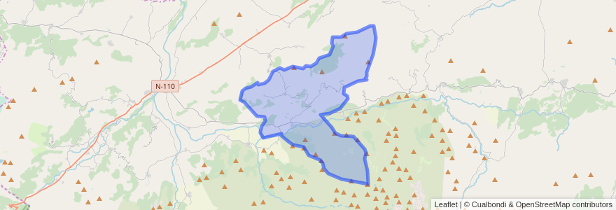 Mapa de ubicacion de Santiago del Tormes.