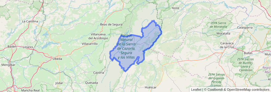 Mapa de ubicacion de Santiago-Pontones.