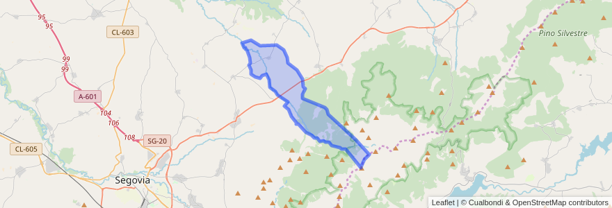 Mapa de ubicacion de Santo Domingo de Pirón.