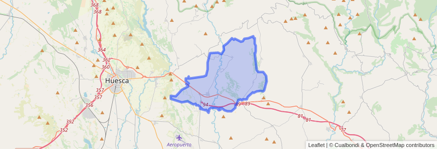 Mapa de ubicacion de Siétamo/Sietemo.