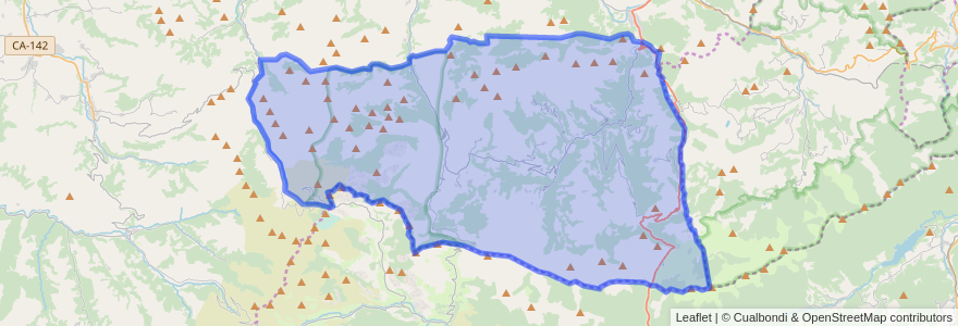 Mapa de ubicacion de Soba.