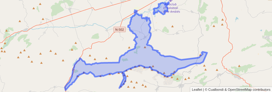 Mapa de ubicacion de Sotalbo.