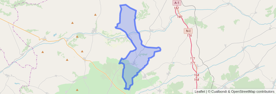 Mapa de ubicacion de Sotillo de la Ribera.