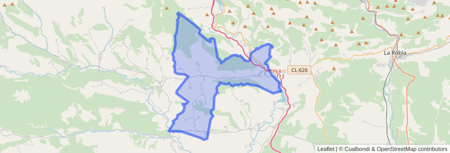 Mapa de ubicacion de Soto y Amío.